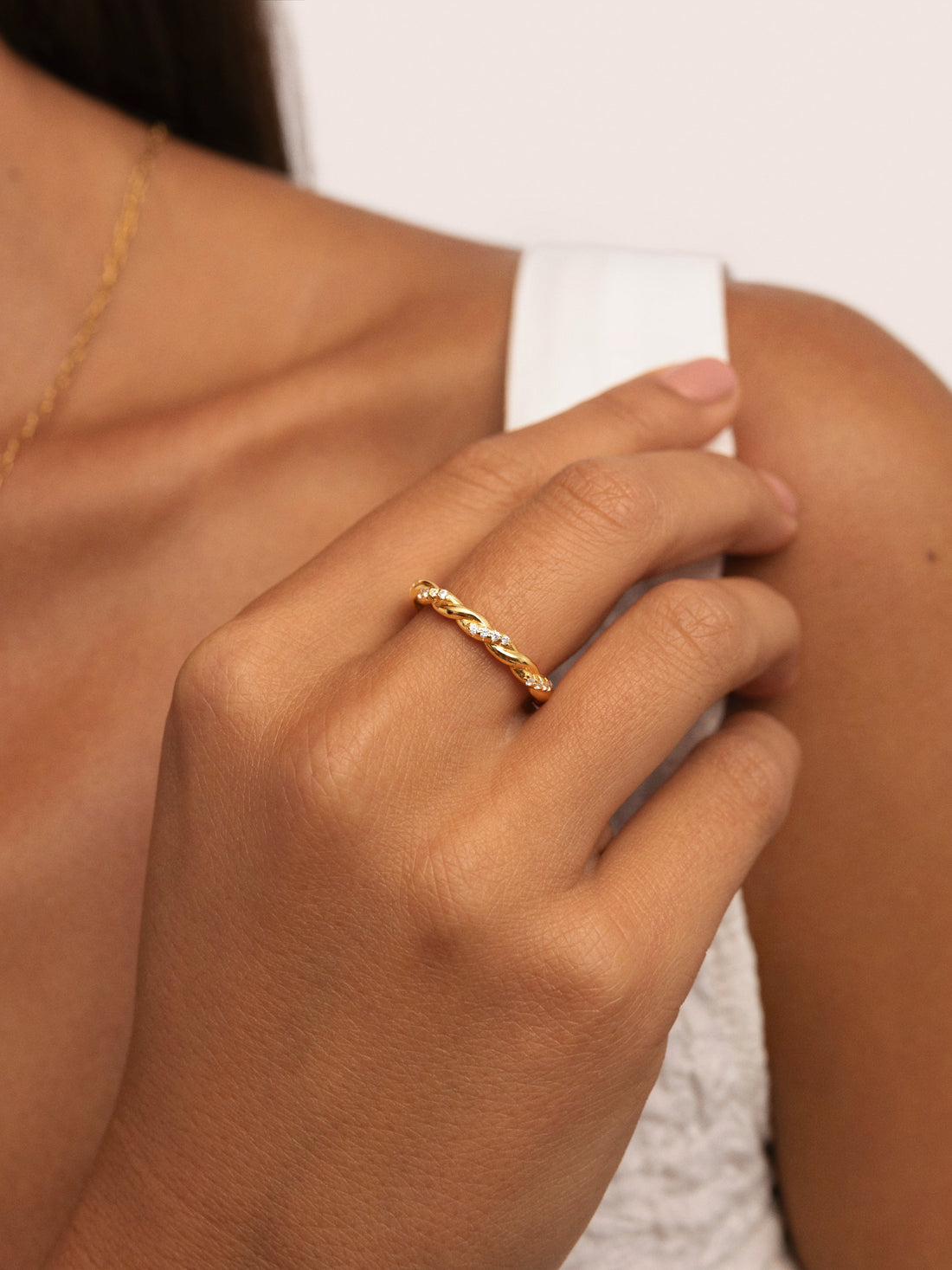 Tressia Gold Ring